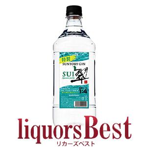 SUNTORY（サントリー） ジン 翠（SUI） 40度 ペットボトル 1800ml（1.8