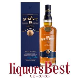 ウイスキー ザ グレンリヴェット18年 700ml 正規品　 シングルモルト 洋酒 whisky