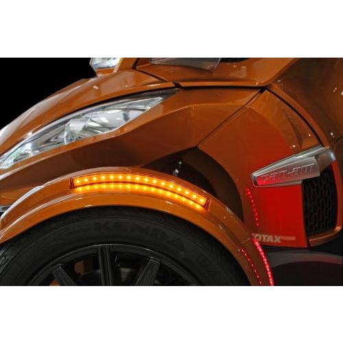 LEDFフェンダーサイドマーカ CustomDynamics製　〜2018年モデル用