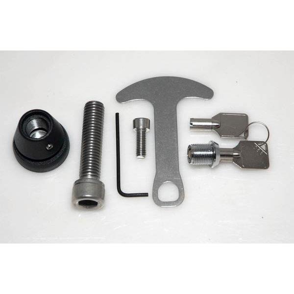 バーエンドヘルメットロック　Lidlox　BMW　RnineT and S1000RR ブラック　シ...