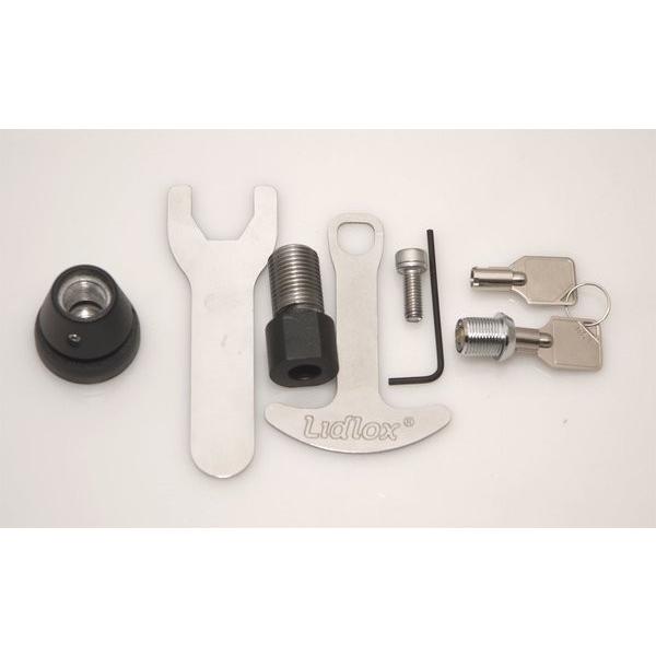 ヘルメットロック　YAMAHA MT09 ブラック　シングル