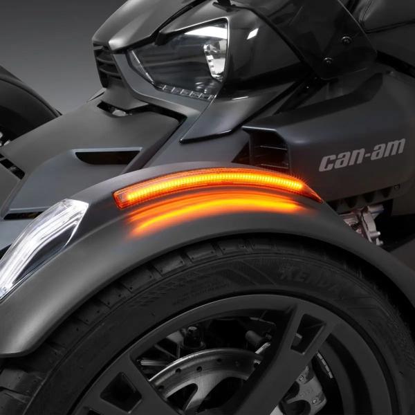 Show Chrome Can-am RYKER Slayer Front Fender LED