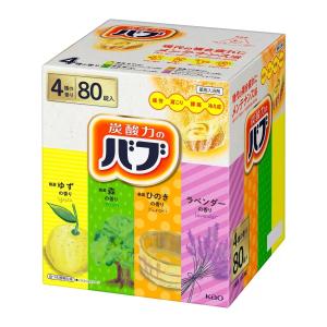 花王 バブ 薬用入浴剤 80錠(4種類x20錠...の詳細画像1