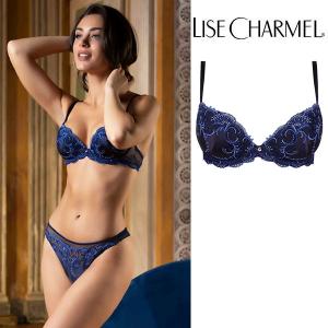 【85D】【90D】(D)モールドカップブラ ネイビー 品番ACC8580 ※大きめ注意｜lisecharmel