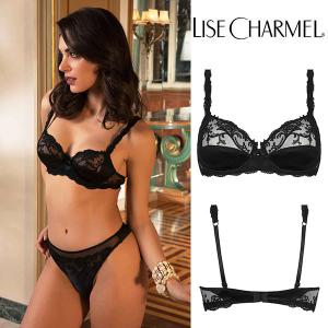 ブラック (D)※大きめ注意 フルカップブラ 品番ACC6080 リズシャルメル インポートランジェリー｜lisecharmel