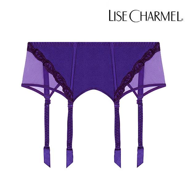 【サイズM】ガーターベルト バイオレット 品番ACC4980 リズシャルメル シルクの輝き Lise...