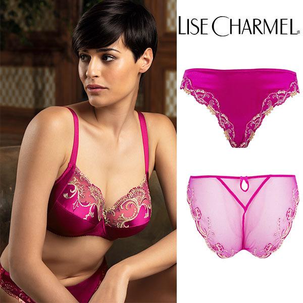 【サイズS】【サイズL】【サイズLL】リズシャルメル LISE CHARMEL ディープピンク イタ...