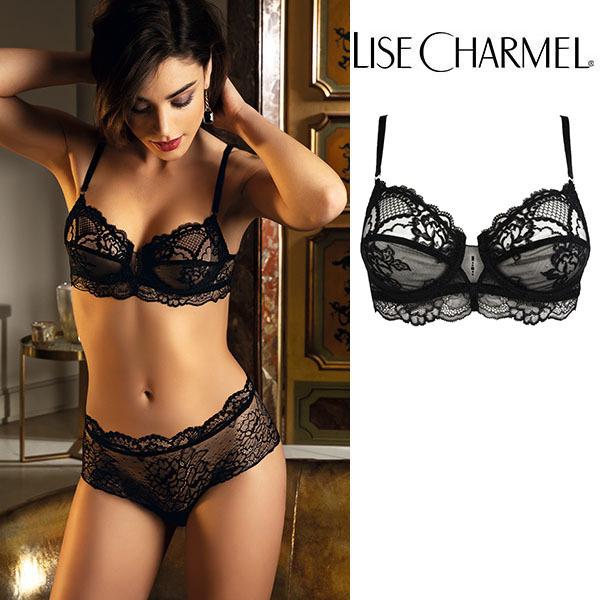 【85D】【90D】【95D】リズシャルメル LISE CHARMEL パッドなし3/4ブラ(D) ...