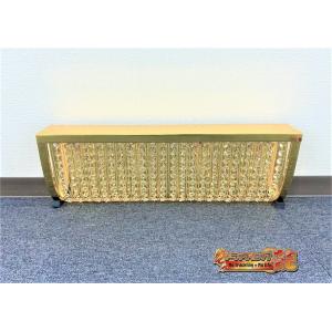 レトロ 水中花ライト 【ブルー】 金メッキステー 水中花ランプ マルチ