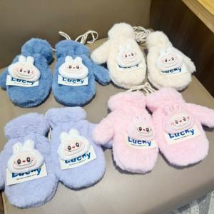 ラブブ 手袋 秋 冬 子供 フリーサイズ グローブ キッズ用 防寒 保温 雪