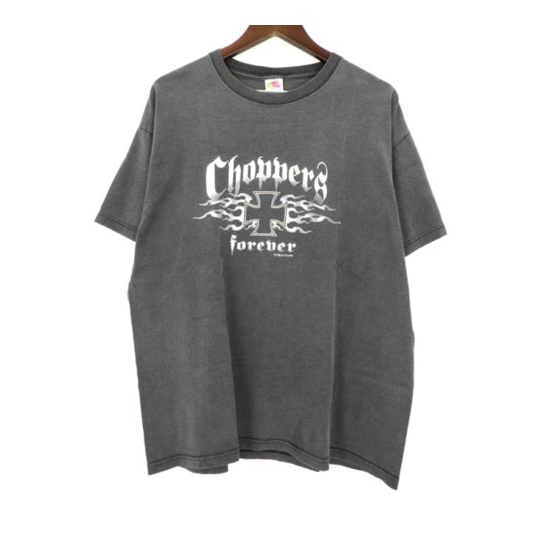 ヴィンテージ VINTAGE 【 Choppers Flame Print Tee 】 チョッパーズ...
