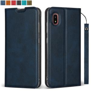Galaxy A20 ケース 手帳型 Galaxy A21 ケース Galaxy A20 スマホケース ストラップ付き 薄型 カード収納能