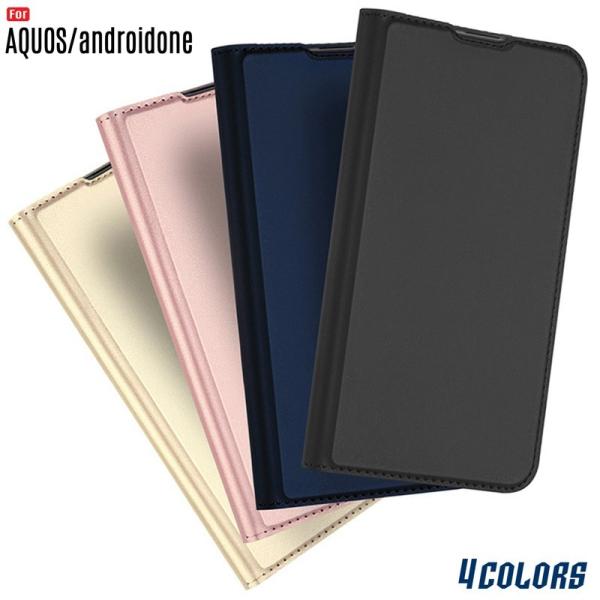AQUOS sense3/sense3 lite ケース 手帳型 薄型 閉じたまま通話 カード収納 ...