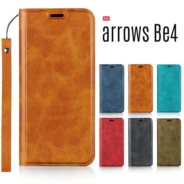 arrows Be4 F-41A ケース 手帳型 arrows Be4 スマホケース ストラップ付き...