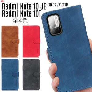 Xiaomi Redmi Note 10T / Xiaomi Redmi Note 10 JE ケース 手帳型 カード収納 スタンド機能 スエード風｜lit