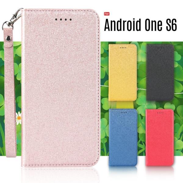Android One S6 ケース 手帳型 GRATINA KYV48 ケース スマホケース ラメ...