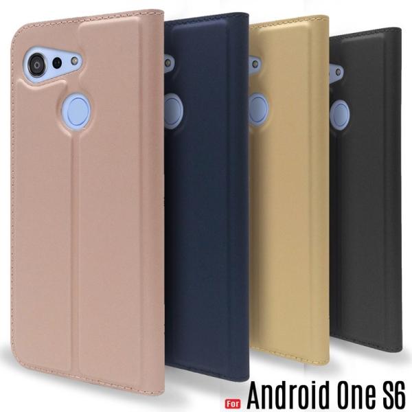 Android One S6 ケース 手帳型 スマホケース Android One S6 カバー 薄...