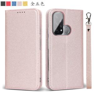 OPPO Reno5 A ケース 手帳型 eSIM対応版 OPPO Reno5 A カバー ラメ風 キラキラ カード収納 ストラップ付き 爆買