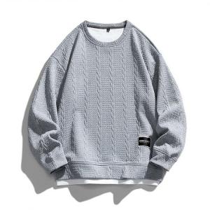 トレーナー メンズ 春服 春物 トップス クル...の詳細画像4