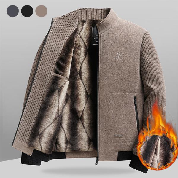 メンズ アウター ジャンパー 冬物 秋物 ジャケット 暖かい 厚手 トラックジャケット スイングトッ...