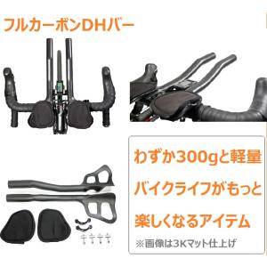 超軽量フルカーボンTTバー 3K・UDグロス・...の詳細画像1