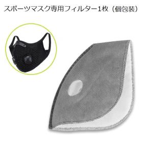 スポーツ用フェイスマスク専用フィルタースペア 活性炭フィルター 5層のフィルター｜liten-up