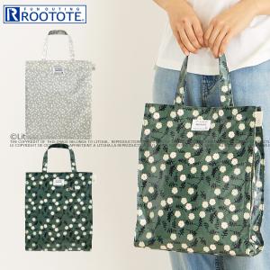ルートート トートバッグ ラミネート ROOTOTE 新作 2024 A4 通勤 通学 サブバッグ バブル柄 花柄 レッスンバッグ アーキャトル 1102