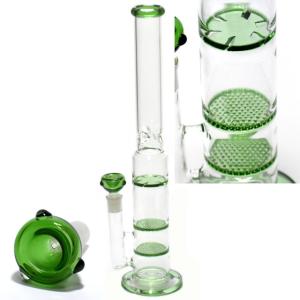 ☆送料無料☆ 特大 アイス ガラスボング 高性能 高さ約35cm 水パイプ アイス(氷)セット可能ガラスボング(水パイプ) 喫煙具 : ELEPHANTGROOVY