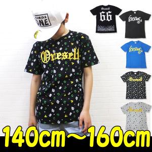 オラオラ/男の子/ヤンチャ/ジュニア ロック系 ダンス プリント半袖Ｔシャツ/140/150/160/ 子供服 メール便対応（64554）2016SM｜little-angel