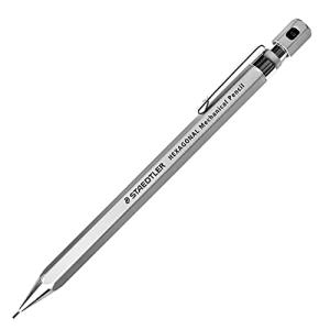 STAEDTLER ヘキサゴナル シャープペンシル シルキーシルバー 925 77-05S