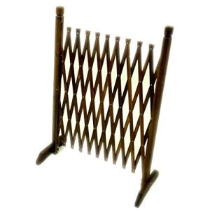 (軽量コンパクト) 焼杉 アコーディオンフェンス (約150x70cm)