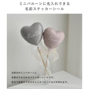 名前ステッカー 名前シール バルーン用 風船 ...の詳細画像1