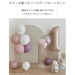 バルーン 誕生日 飾り付けセット ハーフバース...の詳細画像1