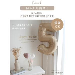誕生日 ウォールステッカー 壁 剥がせる 賃貸...の詳細画像2