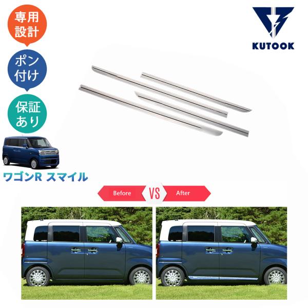 超PayPay祭 KUTOOK 新型ワゴンRスマイル ドアロアトリム WagonR Smile G ...