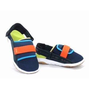 ジュニア スポーツサンダル ハイテック HT KD049 ネイビー カワズ クロッグ キャンプ アウトドアサンダル HI TEC｜little-shoes-shop