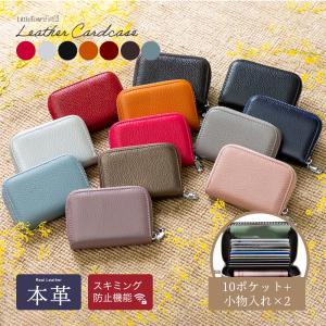 カードケース 本革 じゃばら スキミング防止 革 レザー カード入れ 磁気 RFID 対策 ユニセックス 大容量 コンパクト アコーディオン式 メンズ レディース
