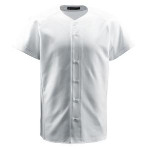 デサント（DESCENTE） ジュニアフルオープンシャツ （野球） JDB1011 Sホワイト 150｜little-trees