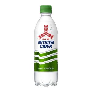 〔まとめ買い〕アサヒ 三ツ矢サイダーピュアボトル ペットボトル 500ml×24本（1ケース）〔代引不可〕｜little-trees