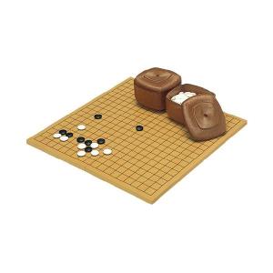 新品】(入門書付) 囲碁セット 囲碁入門セット 19路 折碁盤 碁石 碁笥