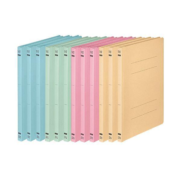 （まとめ）TANOSEE フラットファイルE（エコノミー） A4タテ 150枚収容 背幅18mm 4...