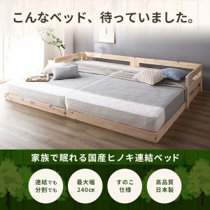 日本製 すのこ ベッド セミダブル 通常すのこ...の詳細画像1