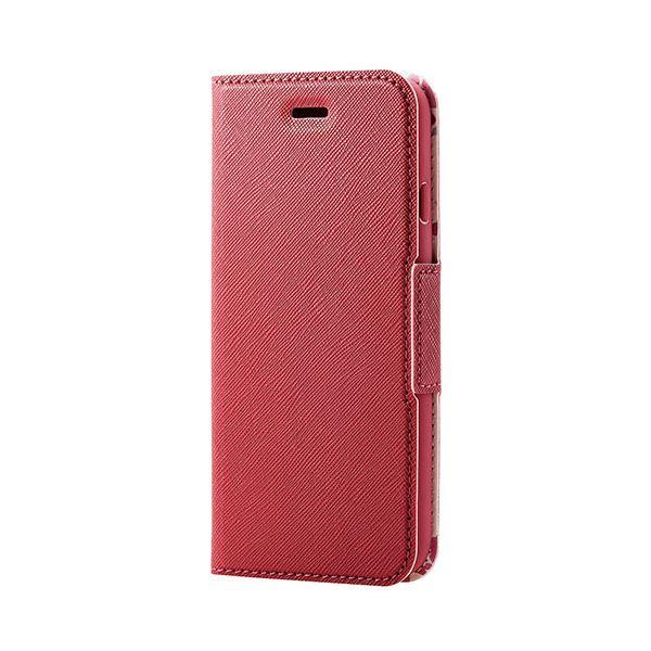 エレコム iPhone SE 第3世代 レザーケース 手帳型 UltraSlim Flowers 磁...