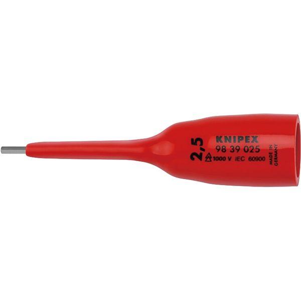 KNIPEX クニペックス 3/8SQ 1000V絶縁ヘキサゴンソケット 全長69mm 9839-0...