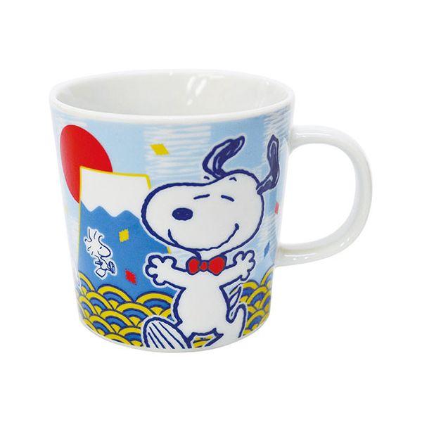 スヌーピー マグ 富士 青 〔約270ml・約φ86×80mm〕 22610202