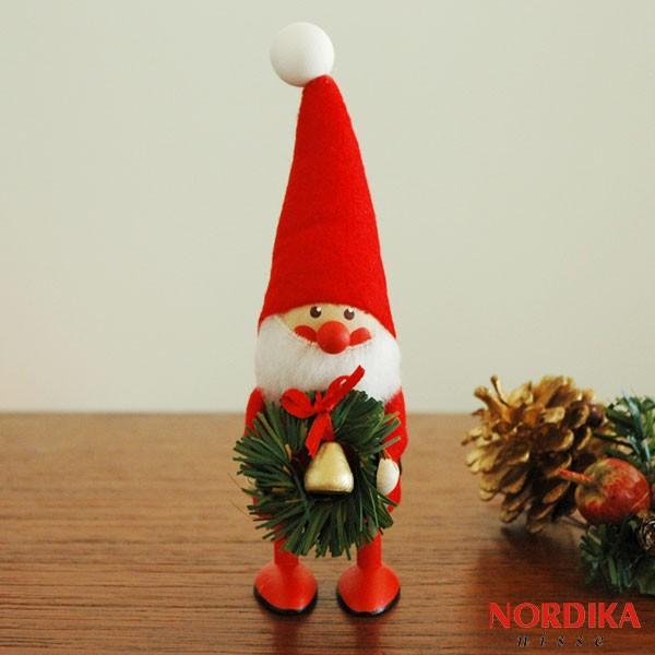 リースを持ったサンタ NORDIKA design(ノルディカ・デザイン）サンタクロース エストニア...