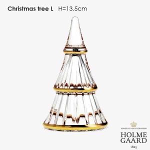 Christmas tree(クリスマスツリー） Lサイズ H=13.5cm ガラス製オブジェ HOLMEGAARD(ホルムガード）北欧オブジェ｜little