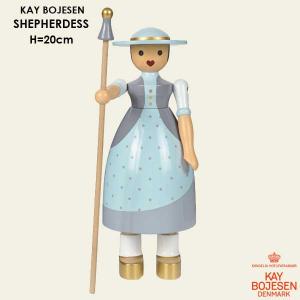 Kay Bojesen(カイ・ボイスン)SHEPHERDESS(羊飼いの女の子) 39526 アンデルセン 木製オブジェ デンマーク【正規品】｜little