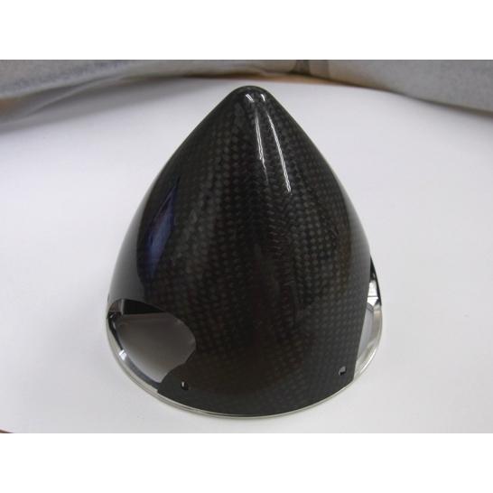 MEJZLIK 3ブレード専用カーボンスピンナー82mm (カット済み) クーリングホールなし