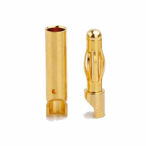 AMASS 4mm ゴールドコネクター ハーフカット(10ペア) 【メール便可】